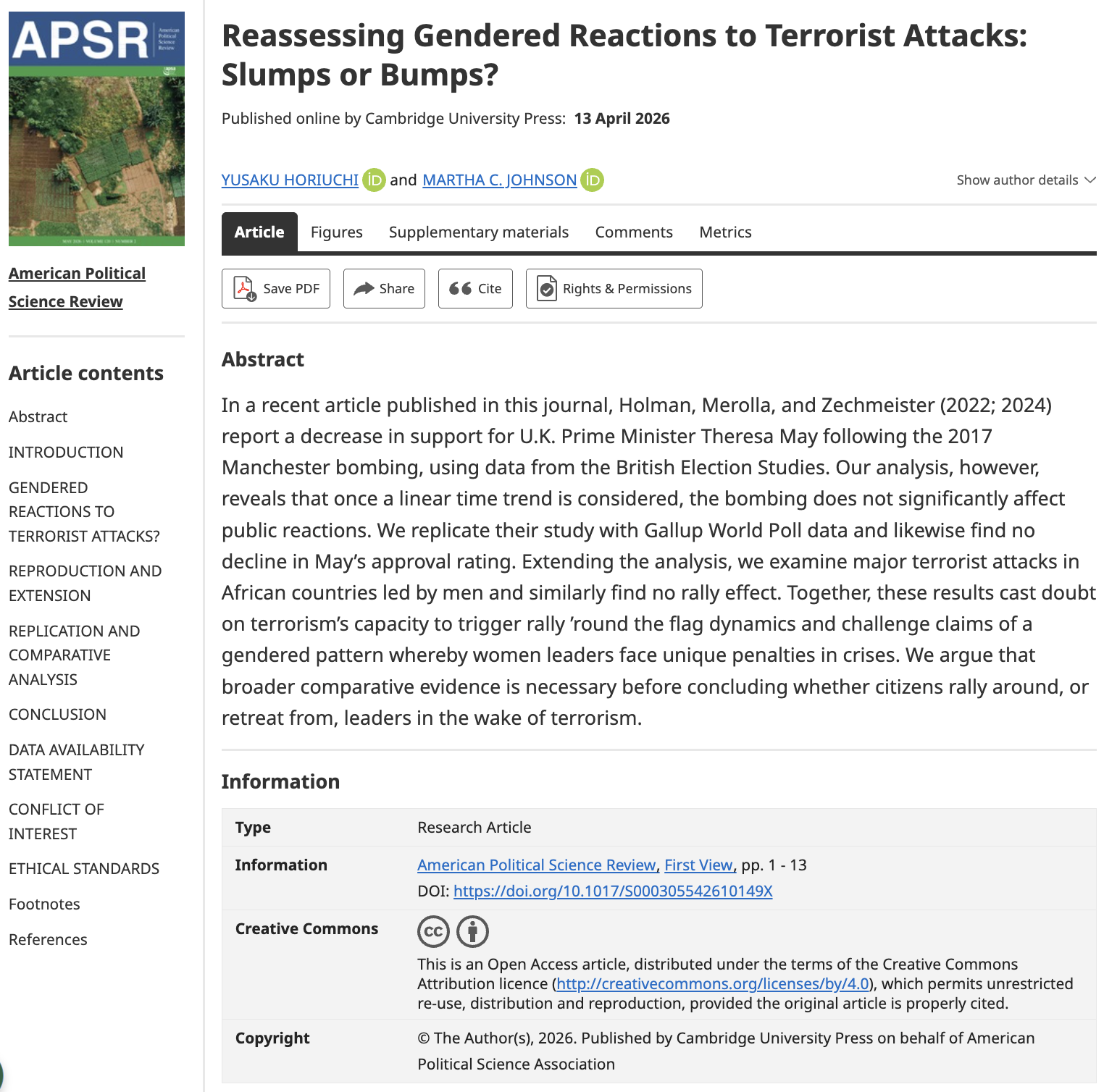 Published in American Political Science Review