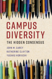 Cover of Campus Diversity: The Hidden Consensus